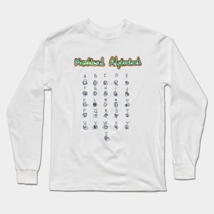 Medical Alphabet Long Sleeve T-Shirt